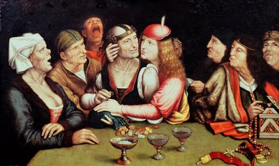 The Marriage Contract by Quentin Massys or Metsys